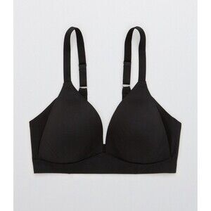 Sunnie By Aerie Real Good Black Wireless Bra Size 36C Bralette Pull On Very GUC